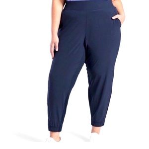 Athleta Brooklyn Jogger, NYT, Navy, Size 24